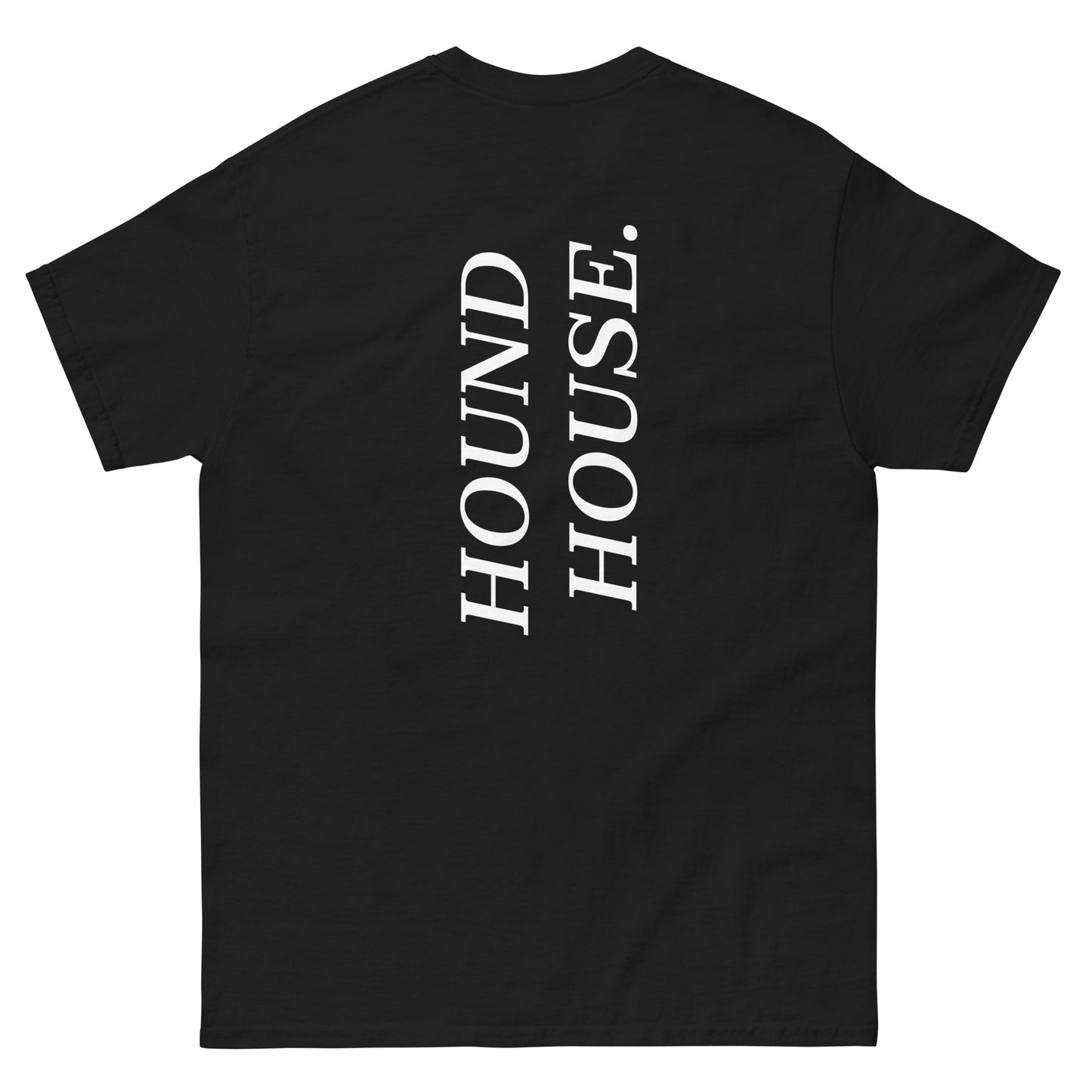 Hound House Mockup Tee - Jet Black